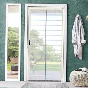 현관방충망 무턱 도어 중문 롤스크린 슬라이딩 자동 모기장 여닫이 현관문 방충문 방충망 설치