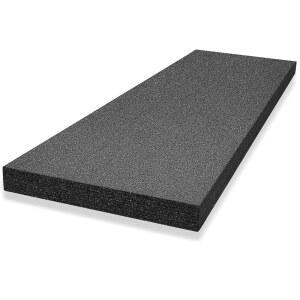 총기 포장 케이스, 공예품, 운송, 공구함 보관, 정리, DIY 프로젝트를 위한 라메데 폴리에틸렌 폼 시트 54 x 16 2 인치 블랙 삽입 패드 쿠션 (1 개)