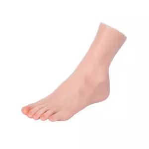 실리콘 발 모형 모델 마네킹 여성 소품 가짜 패디큐어 손가락 뼈 없음 공식 표준 세트