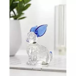 프리미엄 토끼 크리스탈오너먼트 장식용품 블루 크리스마스 크리스탈소품 귀