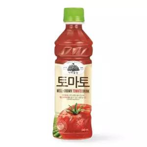 가야농장 토마토 주스 340ml 24개입 과즙 음료 페트 음료수