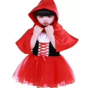 여자 할로윈 코스튬 빨간망토 케이프 후드 의상 공주 차차 유니폼 가발 이벤트의상 여성