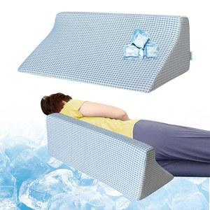 침대 위치 지정 웨지 수면 베개 폼 침대는 용 사이드 슬 경사 쿠션 후 노인 임신 등 다리 지지 바디 지정기 쿨링