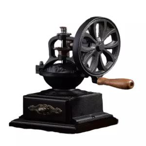 빈티지 수동 커피그라인더 홈카페 원두 머신 세라믹 버 청소 브러쉬 포함