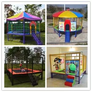 대형 트램폴린 어린이 점핑 식당 덤블링 홈트 매트