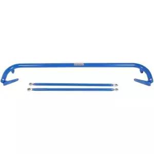 NRG 이노베이션스 하네스 바 레이싱 시트용 49인치 유니버설 롤 및 4/5/6 포인트 중형 차량 장착 파란색