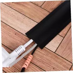 실내 바닥 벽면 전선 정리 케이블 몰딩 테이프 접착식 배선 정리 용품 검정