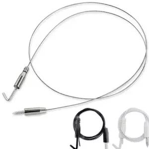 천장 액자 걸이 인테리어 레일 고정 액자 와이어 걸이 천정 고리 미술작품 벽걸이 길이 행거 틈새 부착