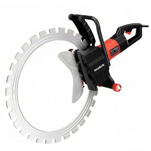 콘크리트 링 톱 16인치, 110V/8900W 고출력, 습식 급수 먼지 제거 브러시리스 전기 콘크리트 톱, 워터 라인, 펌프, 블레이드, 철근, 벽돌, 목재용 절단 깊이 11 81IN