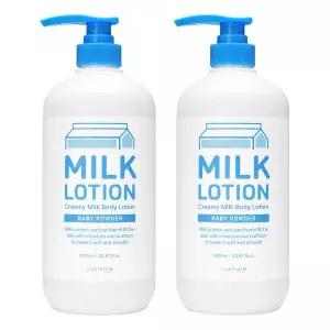코스메이트 밀크 우유 바디로션 1000ml 2개