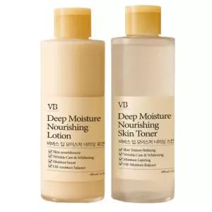 1+1 리치케어 영양 스킨로션 2종세트 세라마이드 여자 화장품 여성 기초세트(주름미백 기능성) 각200ml