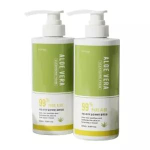 리얼 네이처 알로에 클렌징폼 500ml 2개 /폼클렌징 대용량 진정 보습