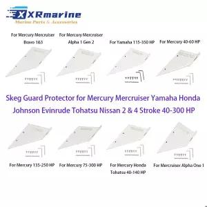 호환  스케그 가드배수구 포함 머큐리 머크루저 야마하 토하츠 닛산 스턴 드라이브 호환 스테인리스 스틸