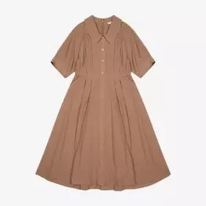 [베스띠벨리] 세이브존04 턱 퍼프 카라 원피스 BKOAF25550 (S46338875)