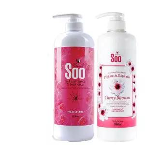 [1+1]청정미인 퍼퓸 바디로션 워시 샴푸 린스 1000ml