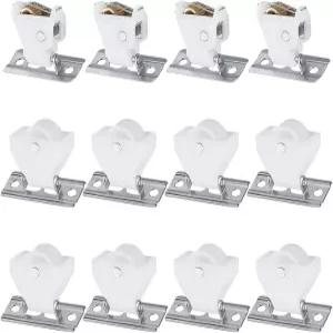 AHANDMAKER 4 세트 코드 자물쇠 메커니즘 3 라인 들러 풀리 회전식 블라인드 교체 브래킷 로마 직조 목재