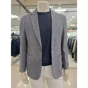 [하프클럽/바쏘옴므]바쏘옴므 세이브존05 블루도트수입소재면혼방슬림핏스판자켓 WSZ1JS18ABU