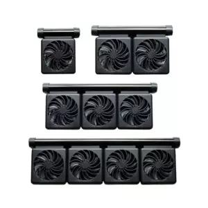 어항냉각팬 미니 수조쿨러 4팬 냉각기 온도조절 풍속조절 형코드