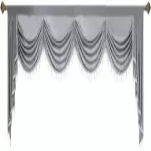 비즈 크리스탈이 있는 거실용 럭셔리 밸런스 회색 폭포 스웨그 워터풀 침실 다이닝 룸 커튼 툴 주방 대형
