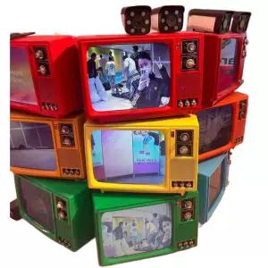 레트로 흑백 텔레비전 엔틱 7080년대 LCD 14인치 티비 TV 스크린