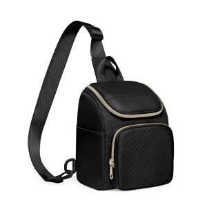 Prokva 폴라로이드 Now 3세대 /2세대, 플립, 나우+, Go Gen 2 인스턴트 필름 카메라와 호환되는 카메라 슬링 백, 조절 가능한 스트랩이 있는 크로스바디 휴대용 케이스, 블랙