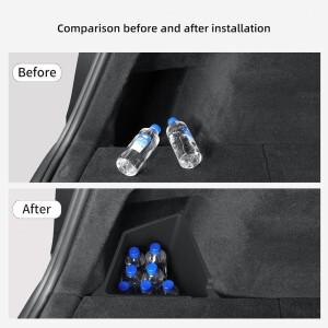 2025 테슬라 호환  모델 Y 트렁크 오거나이저 수납함 카고 매트 리어 사이드 박스 주니퍼 악세사리