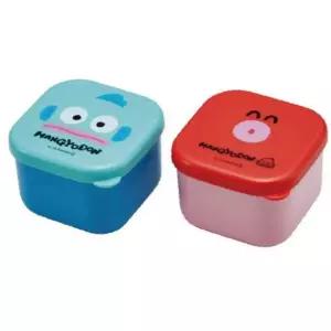 캐릭터 미니 용기 반찬통 2개 세트 도시락 소형 밀폐 용기
