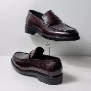 [탠디]Y25061SB2 남성 크로커 엠보 소가죽 페니로퍼 볼드솔 클래식 정장 구두