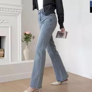 여성 부츠컷 청바지 스판 히든 반하이 여성 데님 팬츠 웨스트 여성반 데일리