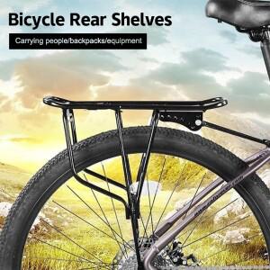 1세트 휴대용 호환 250kg 적재 용량 선반형 자전거 뒷좌석 짐받이  캐리어 산악