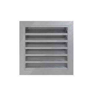 10 12INCH 201 스테인레스 스틸 스퀘어 벤트 커버 환기 외벽 그릴 배기