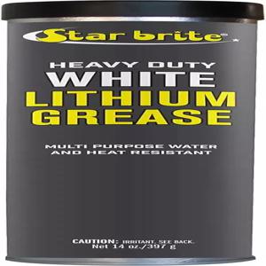 스타 브라이트 헤비 듀티 화이트 리튬 그리스 - 해양 자동차 및 산업용 전천후 고성능 윤활유 14 OZ