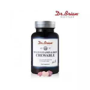 닥터브라이언 멀티비타민 앤 철분 츄어블 90정(3개월분)