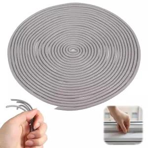 백커 로드 1/8인치 폼 고무 16.4피트 콜크 세이버 콘크리트 확장 조인트 필러 웨더 스트립 씰 틈새 및