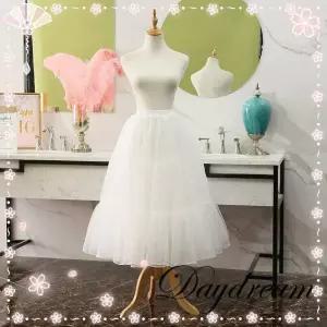 레이스 스커트 롱 이너 풍성한 캉캉 속치마 패티코트