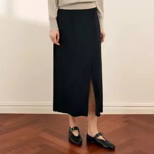 갤러리아 뒷밴딩H라인슬릿포인트스커트(261SK204)