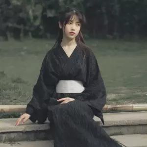 기모노 일본 전통의상 가디건 할로윈 의상 일본전통 하오리 카디건 여성 사무라이 유카타