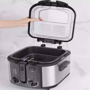 미니 튀김기 캠핑용 전기 핫도그 돈가스 튀김기 가전
