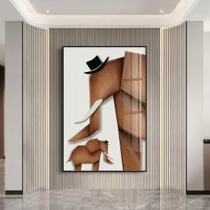 코끼리 인테리어그림 액자 돈들어오는 해바라기 돈나무