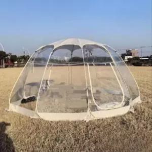 원터치 투명 천막 텐트 행사용 옥상 대형 야외 방수 포장마차천막 바람막이 캐노피 감성