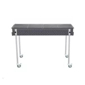 업소용 초벌구이기 숯불 이동식 바베큐 고기 무연 기계 직화 그릴 가스 가열 닭꼬치 석쇠