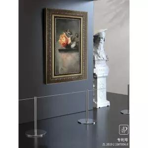 미술관 전시 차단봉 박물관 격리 울타리 로프 기둥