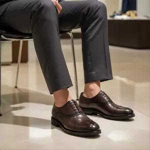 [탠디]Y26007SB 남성 소가죽 캡토 옥스포드 정장구두 클래식 신사화