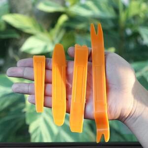 4PCS 자동차 휴대용 호환 분해 도구 오디오 제거  패널 대시보드 CD DVD 플레이어  안드로이드 호환 라디오