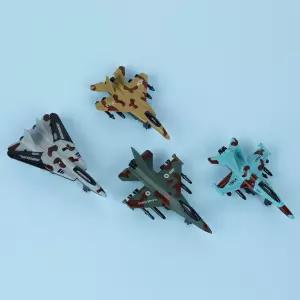 남아 돌아기 군대놀이 미니 전투비행기 장난감 여자아이 로보트 모형 여객기 어린이집