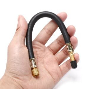 1pc 자전거 펌프 밸브 익스텐더 연장 튜브 고무  파이프 호스