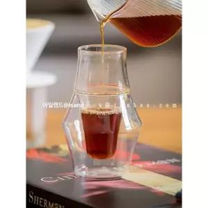 프리미엄 아벤시 커피잔세트 아메리카노 컵 종세트 세트 좁은 입구 2중 커피 단품