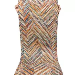 호환  250cm55cm 이국적인 컬러 스트라이프 우드 베니어 롤 인테리어 럭셔리 빌라 호텔 홈 자동차 아트 벽