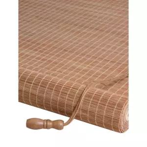 프리미엄 대나무발 문발 창발 식당 베란다 현관 커튼 거친 실크 탄화 완제품