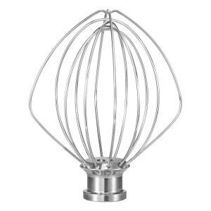 K45WW 식기 세척기에서 사용 가능한 와이어 휩 부착물, 6 거품기 업그레이드 리얼 스테인리스 스틸 KitchenAid 틸트 헤드 스탠드 믹서 헤비 크림 비터, 케이크 마요네즈용